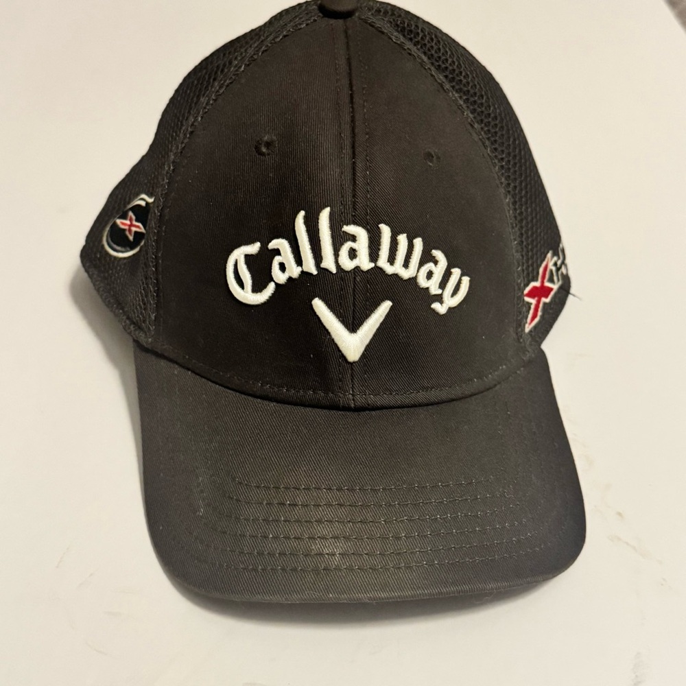 Callaway‎ Black Hat with White Logo and Red Details